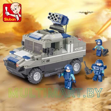 Конструктор Sluban M38-B0203 Бронированный хаммер (265 деталей) картинка 5